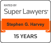 Super Lawyers Stephen G. Harvey 15 Years